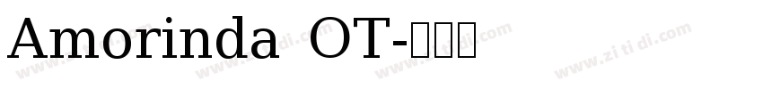 Amorinda OT字体转换